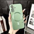 thumbnail image 1 of Luxury Matte Magnetic For Magsafe Wireless Charging Case For iPhone 16 15 14 Pro Max Plus 13 12 11 XR X XS 7 8 Shockproof Cover GR For iPhone 11Pro Max, 1 of 6