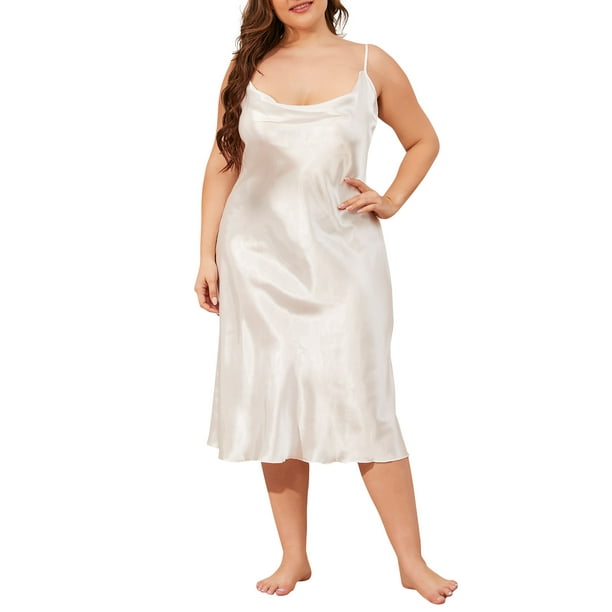 Camisón de mujer Chemises Plus Size Lounger Sleep Dress Pijama CACAGOO camisón de mujer