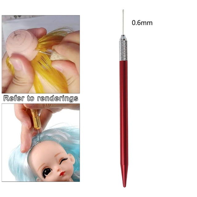 Herramienta para El Cabello Yinane Soportes para Enraizar El Cabello 1x0.6mm 1x Varilla 1 de 06 mm