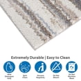 thumbnail image 4 of Madison Park Riley Woven Turkish Area Rug, Blue/Tan - 6x9', 4 of 5