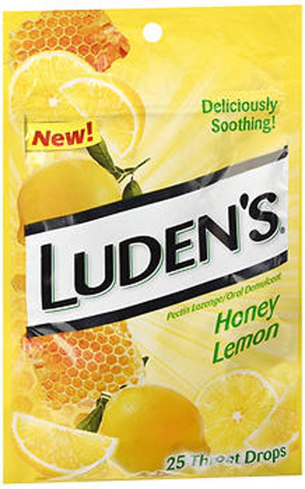 Luden's Throat Drops Honey Lemon 25 ct