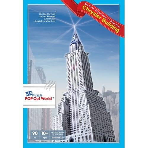analoog Uitverkoop Trechter webspin Chrysler Building 3D Puzzle, 90 Pieces - Walmart.com
