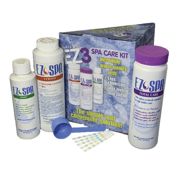 EZ Spa EZ3 Weekly Spa Hot Tub Maintenance Care Chemical Balancing