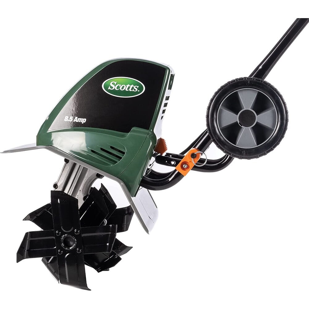Scotts Outdoor Power Tools 11-Inch 8.5-Amp Corded Electric Garden Tiller Cultivator, Green