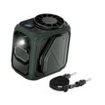 thumbnail image 2 of Ventilador de cintura portátil, pequeño ventilador personal, multifuncional, de bajo ruido, ligero, linterna con clip para picnic, barbacoa, ciclismo Verde, 2 of 7