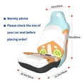 thumbnail image 3 of Naloa Corgi With Towel Ans Slice Cucumber Car Seat Covers Universal Front Seat Coves for Car Accessories ,Padded Car Covers for Automotive, SUV, Truck, and Van, 3 of 5