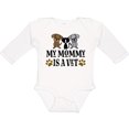 thumbnail image 3 of Inktastic Veterinarian Mommy is a Vet Boys or Girls Long Sleeve Baby Bodysuit, 3 of 5
