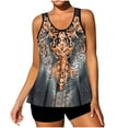 thumbnail image 2 of Xdegoge Womens Tankini Bathing Suits Plus Size Tummy Control Two Piece Swimsuit High Waisted Bathing Suit Full Coverage Modest Swimsuits with Shorts Floral Print Maternity Swimsuits of The Week, 2 of 5