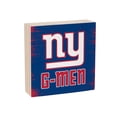 thumbnail image 2 of New York Giants 6" Square Fan Chant Wood Block Shelf Sign, 2 of 3