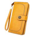 thumbnail image 1 of Coofit Portefeuille Femme Rétro Portefeuille Pochette Portefeuille avec Design Creux, 1 of 5
