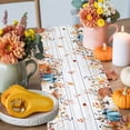 thumbnail image 4 of Fall Pumpkins Table Runner, Autumn Thanksgiving Kitchen Dining Table Decoration for Home Party Decor 13x36 Inches, 4 of 9