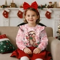 thumbnail image 3 of Garronmavis Sloth Toddler Girl Sweatshirt Soft Strawberry Pullover Drop Shoulder Sweater Top 2T Comfortable Ruffle Long Sleeve Girls Top Lightweight Girls Crewneck Sweatshirt for Kids, 3 of 7