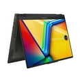 thumbnail image 2 of Asus Vivobook S 16 Flip 2-in-1 Laptop 16" WUXGA IPS Touchscreen Intel 14-core i9-13900H 16GB DDR4 1TB SSD Backlit FHD Camera Harman/kardon Win11 Black, 2 of 9