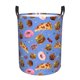 thumbnail image 1 of Fotbe Fastfoods Cesto de Ropa con Asas, Cesto Impermeable de Gran Capacidad, Bolsa de Lavado para Dormitorio, Cesto de Ropa con Ruedas y Asas-Small, 1 of 6