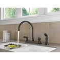 thumbnail image 3 of Peerless P299575LF-OB Apex Two Handle Kitchen Faucet with Spray, Oil Bronze, 3 of 3