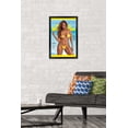 thumbnail image 2 of Sports Illustrated: Swimsuit Edition - Tyra Banks Cover 19 Wall Poster, 14.725" x 22.375" Framed, 2 of 5