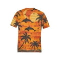 thumbnail image 4 of Blazing Afterglow: Sunset on a men's T-shirt, 4 of 4
