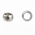 thumbnail image 3 of 304 Stainless Steel Spacer Beads Rondelle Stainless Steel color 2.5x1.5mm Hole: 1~1.5mm, 3 of 6
