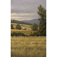thumbnail image 2 of Goebel, Wilhelm 22x32 Black Ornate Wood Framed with Double Matting Museum Art Print Titled - Hayfields Near Arlington, 2 of 4