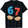 thumbnail image 1 of Funny Six Seven 6 7 Meme Gen Alpha Slang 67 Hands 67 - Camiseta de disfraz, 1 of 2