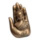 thumbnail image 4 of Estatua de Buda en la palma adorno de mesa Estatua de Buda, 4 of 9