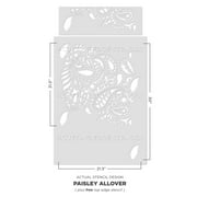 Paisley Allover Wall Stencil