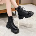 thumbnail image 5 of COFEST Shoes&bags,Comfy and Warm Snow Boots for Women-Anti-Slip, Waterproof, and Skin-Friendly Lined with Faux Fur, Perfect for Winter Adventures,Black A,35, 5 of 7