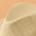 thumbnail image 4 of Sombrero de Paja Clásico Blanco para Hombre o Mujer, 4 of 4
