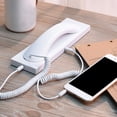 thumbnail image 2 of serony Classic Telephone Receiver Professional Retro Earphone Equipment External Cellphone Handset Accessories Receivers Devices white, 2 of 8