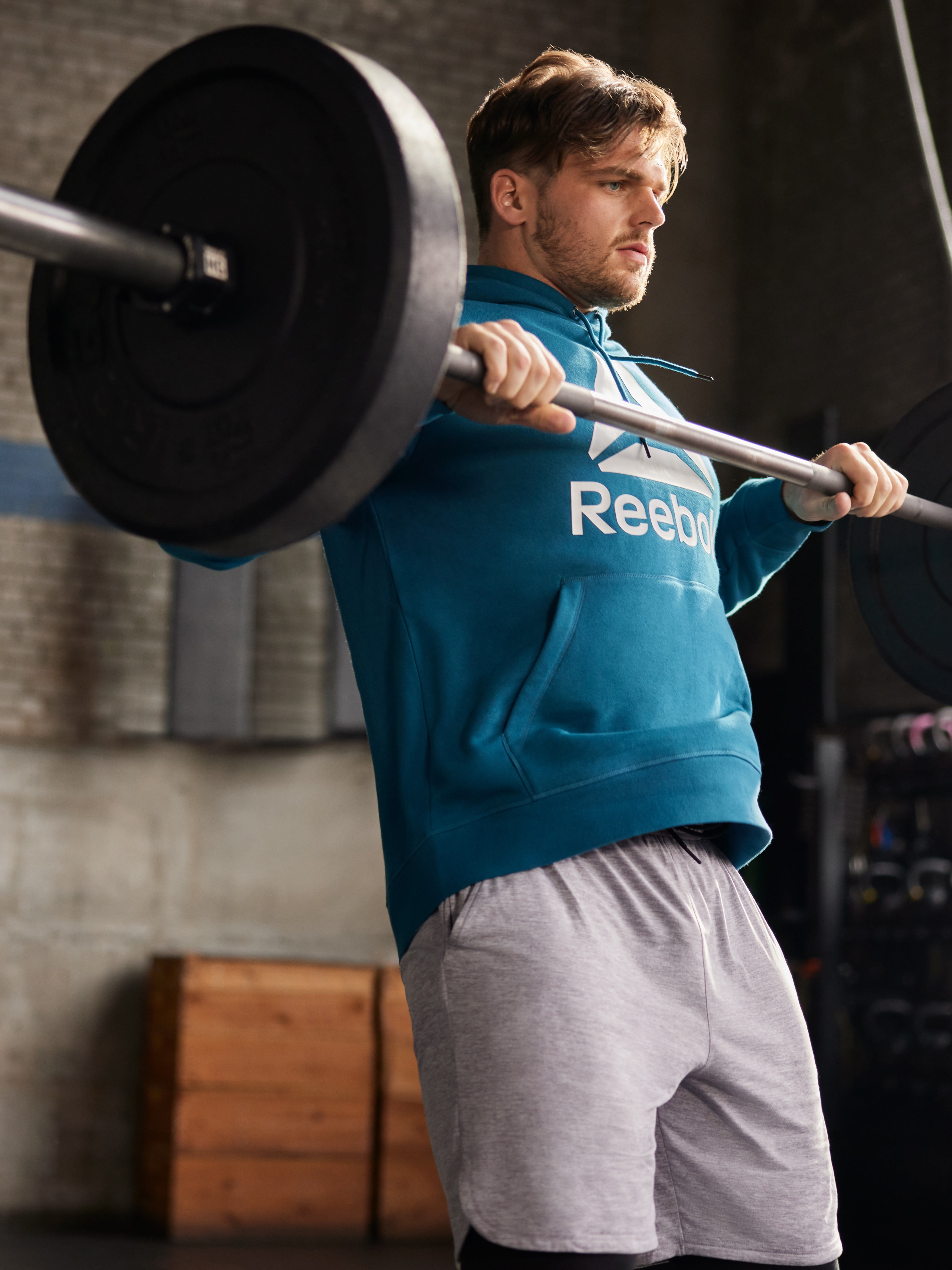 Reebok Men's and Big Men's Game Day Fleece Hoodie, Sizes XS-5XL