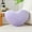 Purple, variant on Pink Heart Pillow Valentine's Day Throw Pillows Cute Heart Decorative Pillow Faux Rabbit Fur Plush Hoom Decor Pillow Cushion for Girlfriend Valentine Anniversary （12.9" x 9.8"）