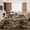 Tie-Dye Brown, variant on Janvonne Fluffy Area Rugs for Bedroom,Entryway,Soft Non Skid Shaggy Carpets Beside the Chair,Home Decor Aesthetics,Tie-Dye Brown,4x6ft