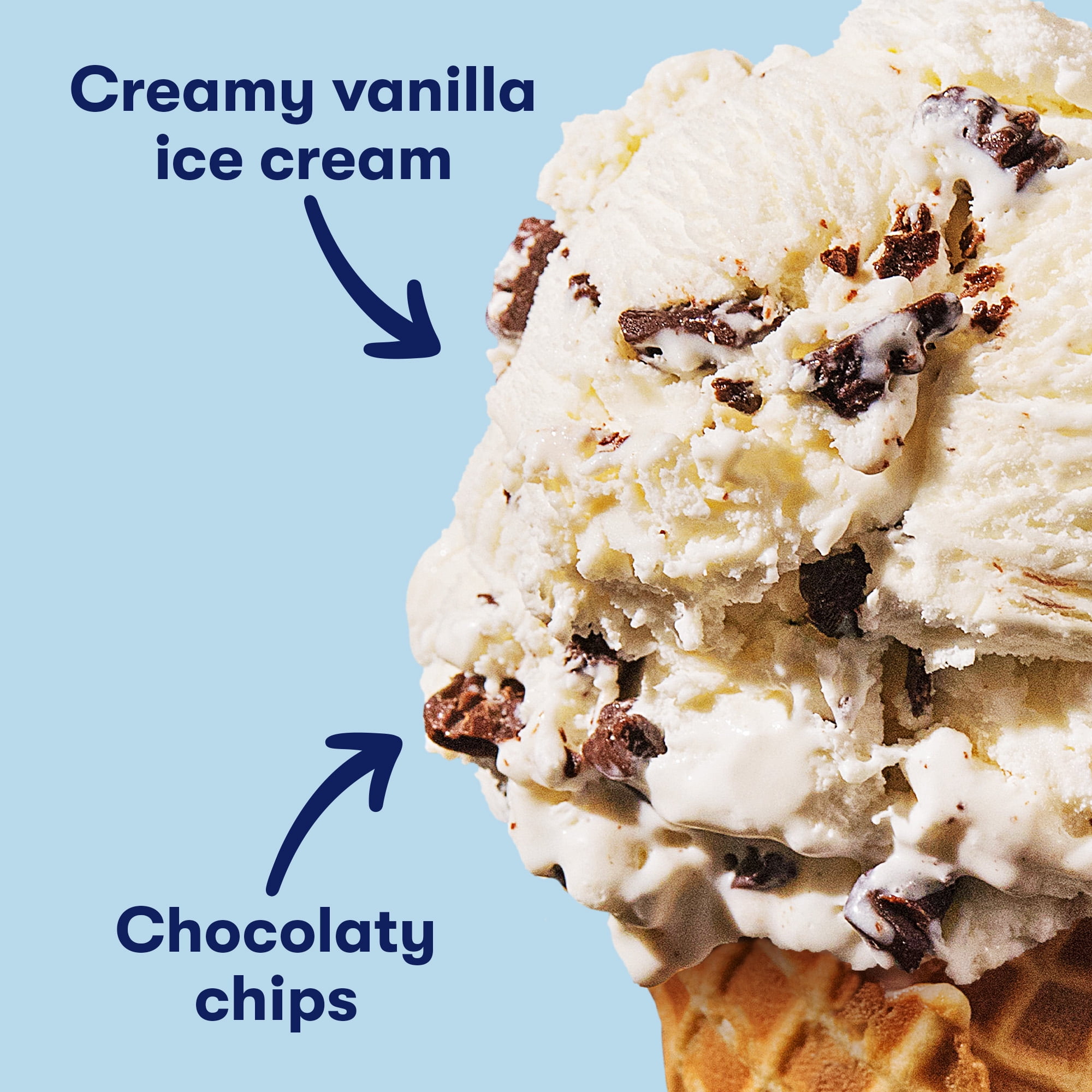 Tillamook Chocolate Chip Ice Cream, 48 oz