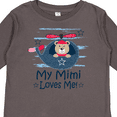thumbnail image 4 of Inktastic Mimi Loves Me Grandson Boy Bear Boys Long Sleeve Toddler T-Shirt, 4 of 5