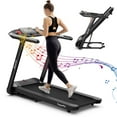 thumbnail image 2 of Barara King Treadmill, Electric Treadmill, Walking Jogging Machine,4.75HP Folding Treadmill with Preset Programs Touch Screen Control-Black, 2 of 11