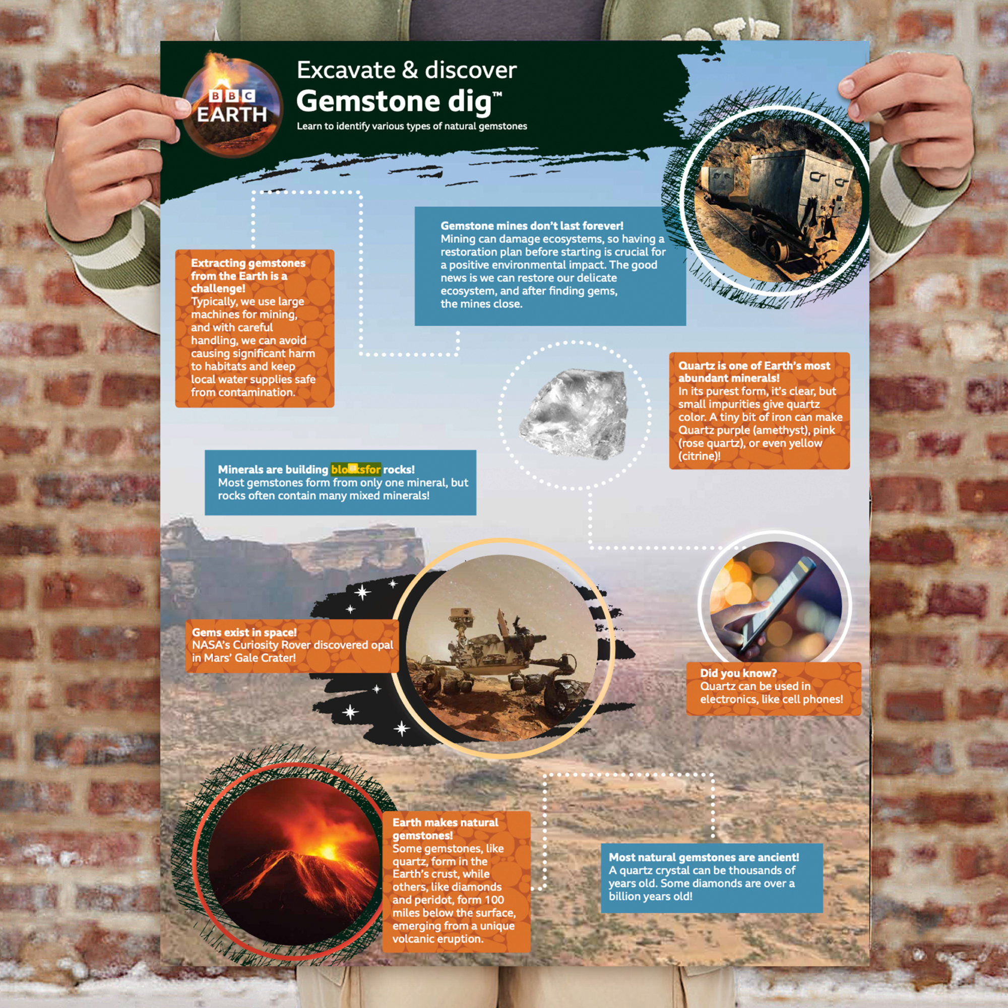 BBC Earth Excavate & Discover Gemstone Dig Kit photo 6
