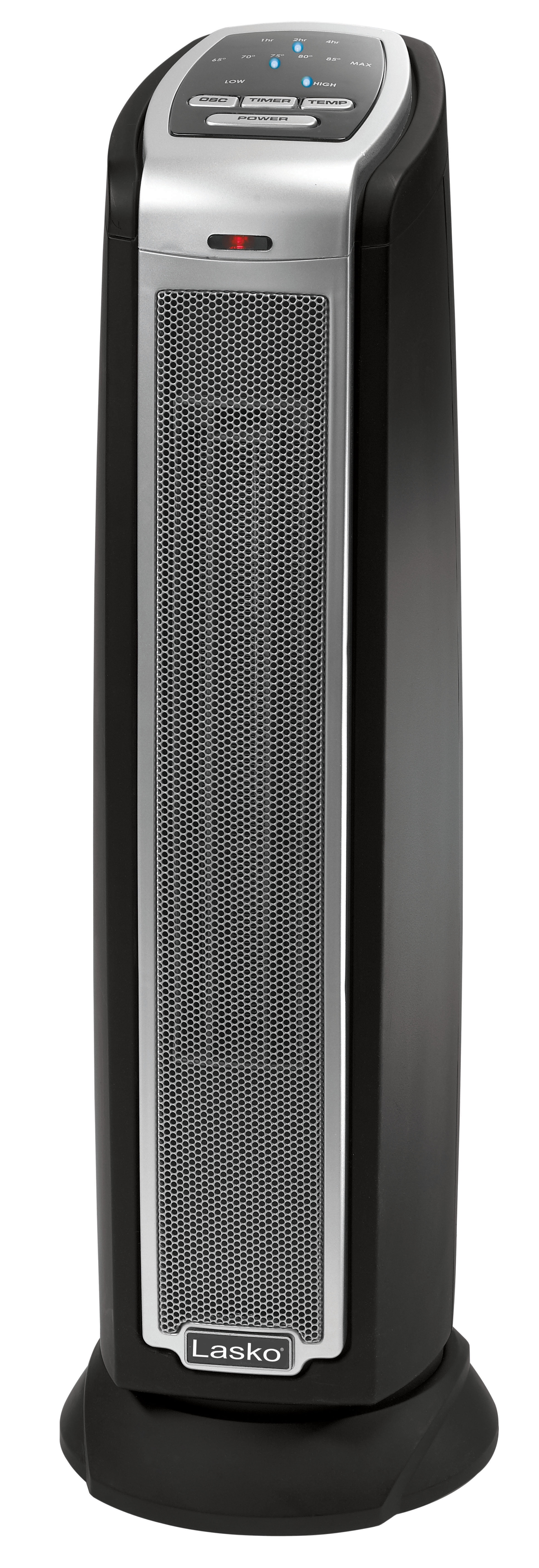 Lasko 1500W Oscillating Ceramic Tower Space Heater with Remote, 5790