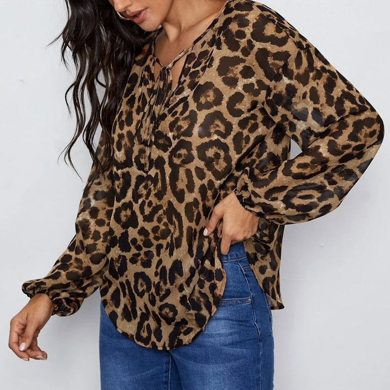 Long Sleeve Tops for Women Casual Fall Women Casual Loose Pullover