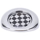 thumbnail image 3 of 2 unids/set anillo de tapa de encendido de motor de coche reemplazo de cuadros de tartán blanco y negro para R50 R53 2001-2006 Jadeshay A, 3 of 8