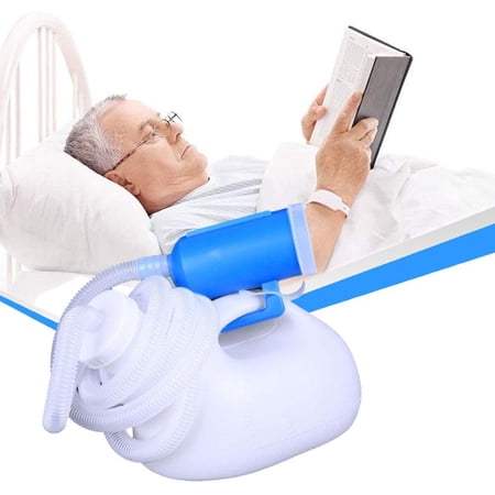 Premium men s urine collector 2000ml portable potty with ergonomic design easy-clean & antibacterial material for hygiene and comfort space-saving bathroom solution