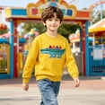 thumbnail image 3 of OGLCCG Boys Cotton Sweatshirts Long Sleeve Crewneck Cartoon Print Pullover Tops Kids Cute Comfy Outfits For Casual Wear Size 1-7, 3 of 8
