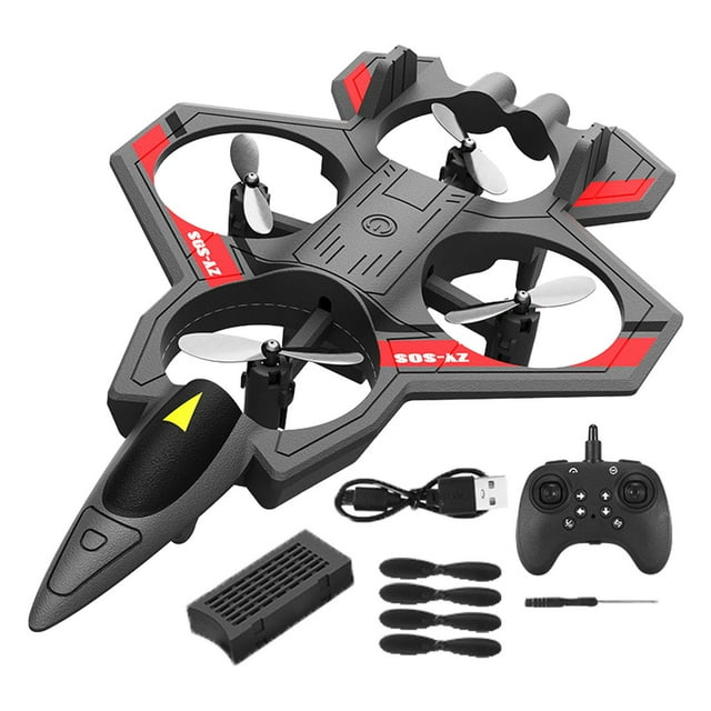 Avión RC Avión RC Stunt Roll Regalo Avión de control remoto ligero Avión de combate Bata única negra