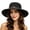 Black, variant on Women's Wide Brim Sun Hat Sun Shield For Activities With UPF And Breathable Panoramic Ventilation Visor Cap