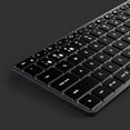 thumbnail image 4 of Satechi Clavier Bluetooth Rétroéclairé Slim X1 Gris Cosmique Claviers et Protection de Clavier, 4 of 5