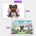 thumbnail image 2 of Happy Mother's Day Best Yorkshire Terrier Mom Ever 7x5in Folded Greeting Card Yorkie Dog Lover Gifts Single Note Card with Envelope - 03002, 2 of 5