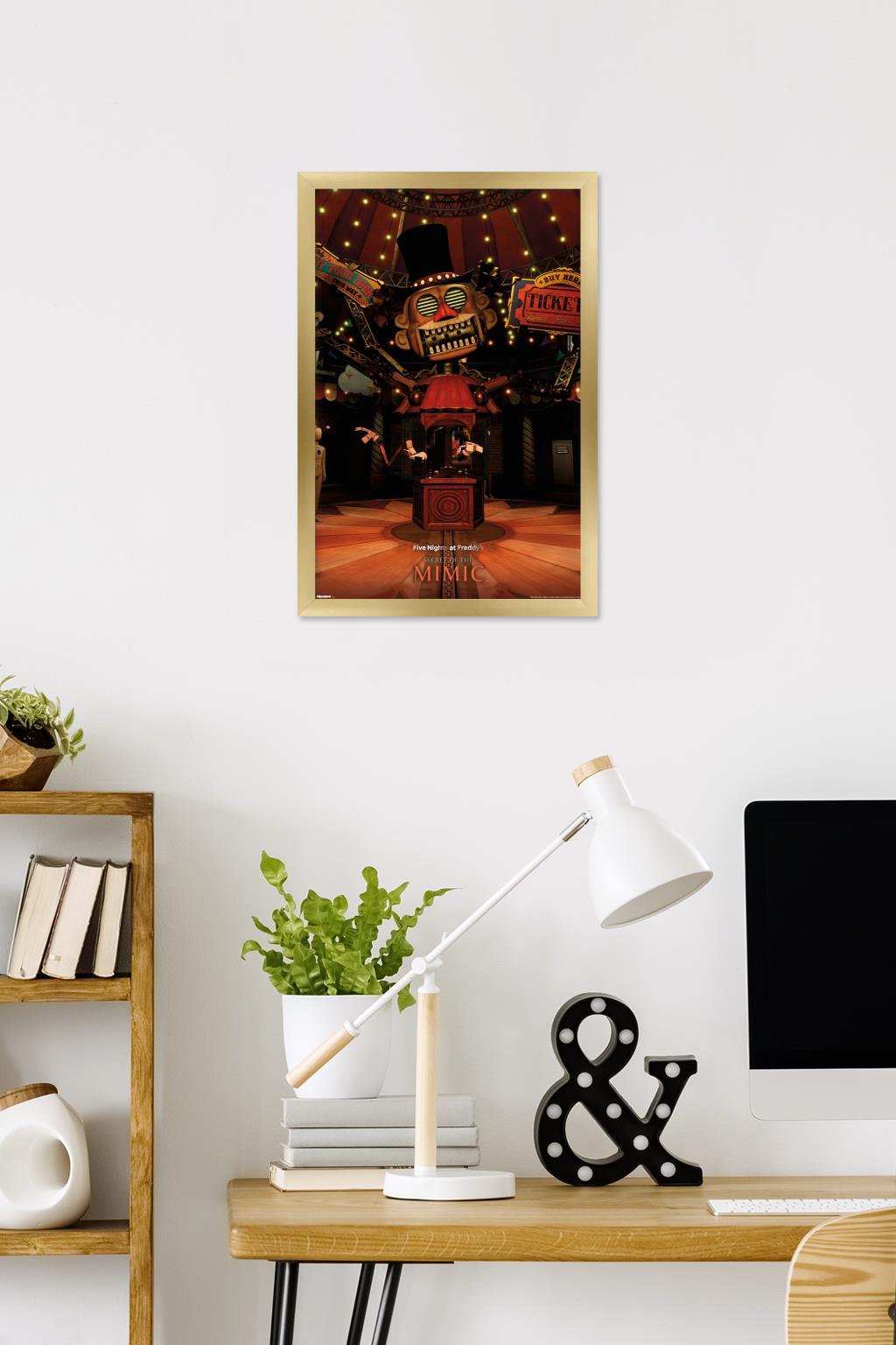 Five Nights At Freddy's: Secret of the Mimic (2025) - Big Top Wall Poster, 14.725" x 22.375" Framed