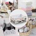 thumbnail image 4 of Foldable Fabric Storage Bin Home Cubes Clothing Organizer Bins Large Collapsible Box Basket for Home Organizer Black and White Chick, 4 of 7
