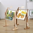 thumbnail image 4 of Amdohai Angle Adjustable Solid Wood Crosses Stitch Rack Wooden Stand Desktop Crossstitch Embroidery Frame, 4 of 7