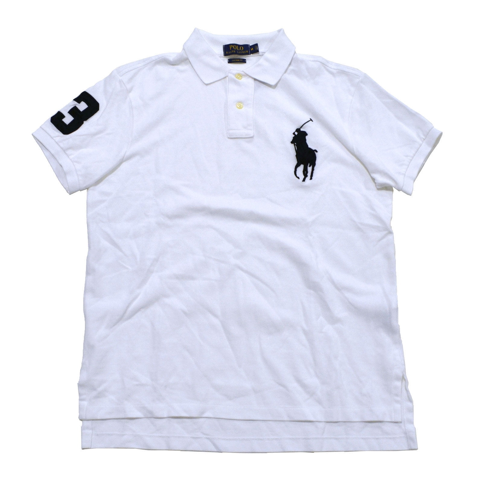 white polo ralph lauren shirt