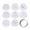 White, variant on BNNG 9PCS Silicone Cookie Stamp Press Cookie Cutter Biscuit for DIY Christmas Christmas and Daily Baking Christmas Cookie Seal Cookie Baking Available